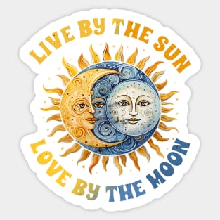 Sun and Moon Sticker